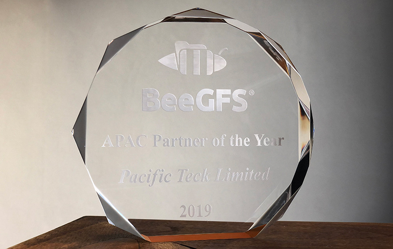 BeeGFS APAC Partner of the year 2019